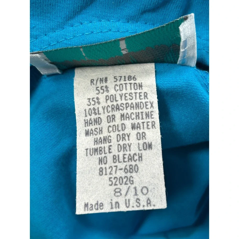 Vintage 90s Kids Leotards Lot 3 Pack Pink Blue Print Size 8/10 Made USA